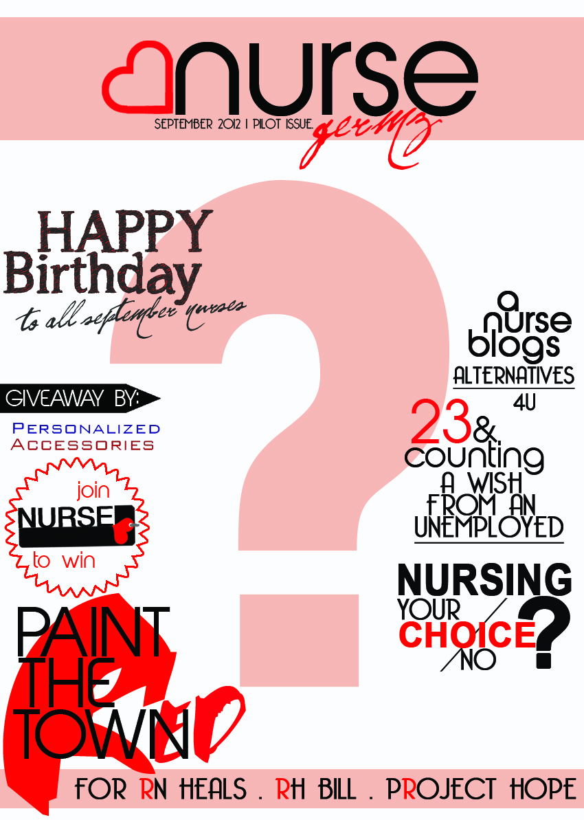 Giveaways for Nurse Bloggers and Nurse September Birthday Celebrants