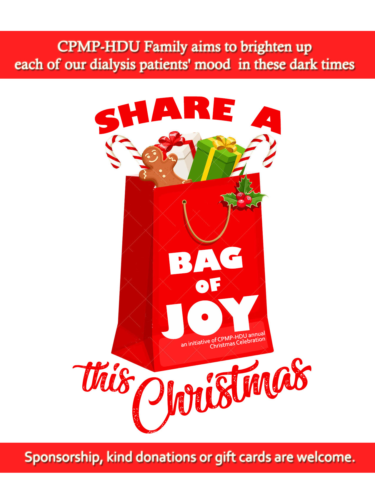 Celebrate Christmas with CPMP-HDU Share A Bag of Joy Initiative
